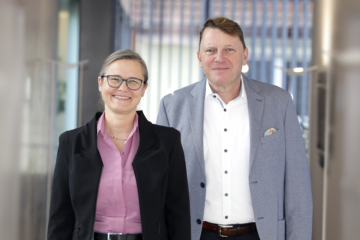 Die Geschäftsführung: Ina Ramsauer und Stephan Siller