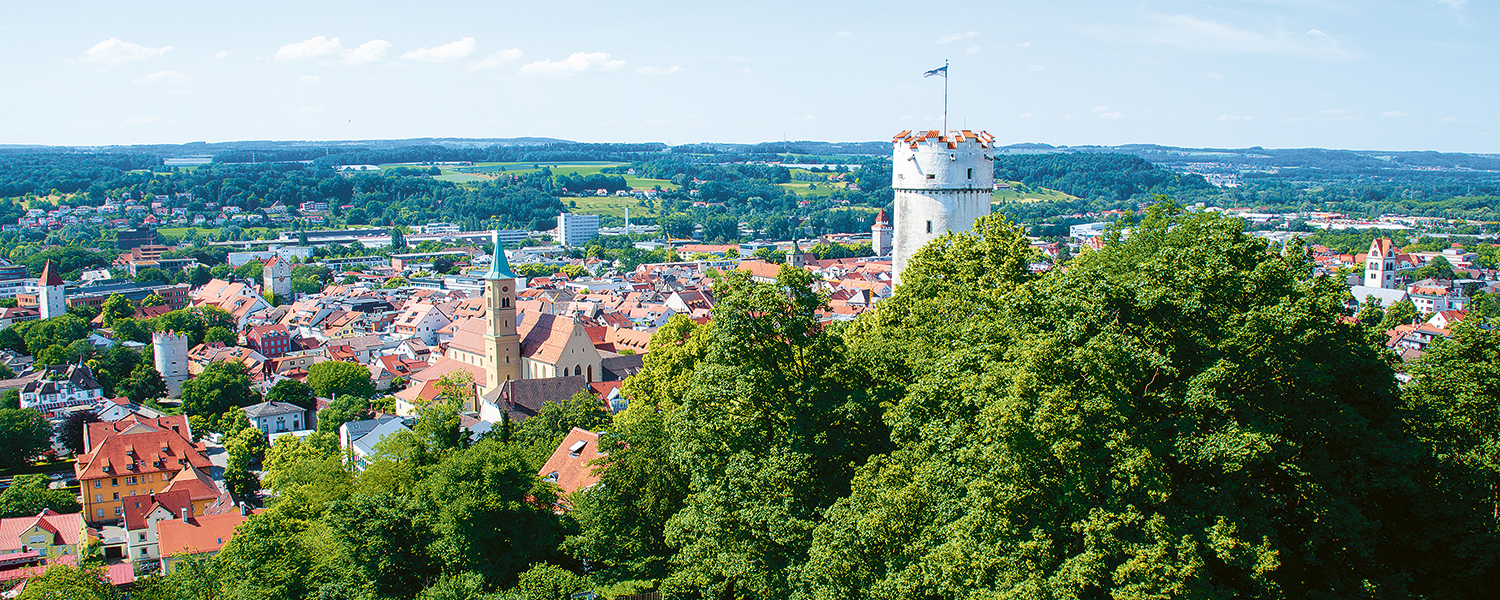 Blick auf die Ravensburger Altstadt